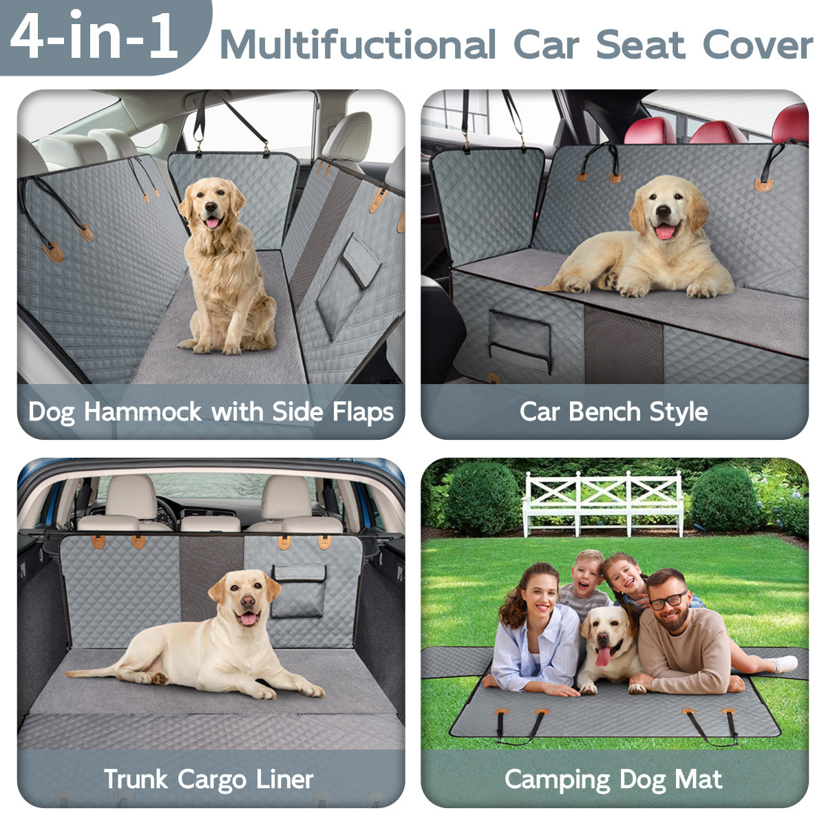 Pet Car Back Seat Cover