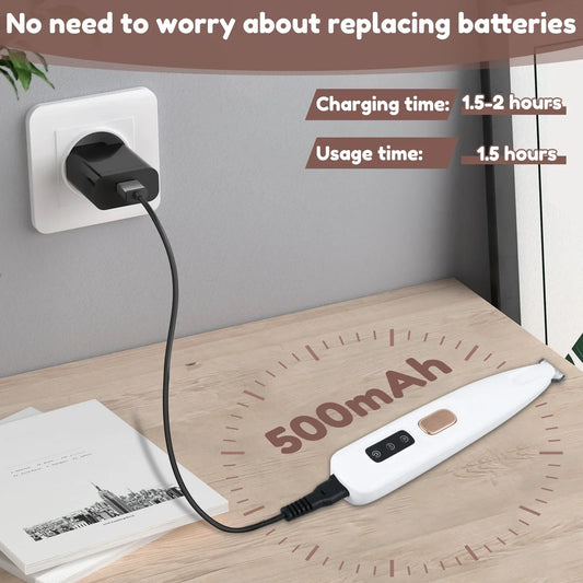 Dog Paw Trimmer with LED Light – Waterproof Rechargeable Hair Clipper