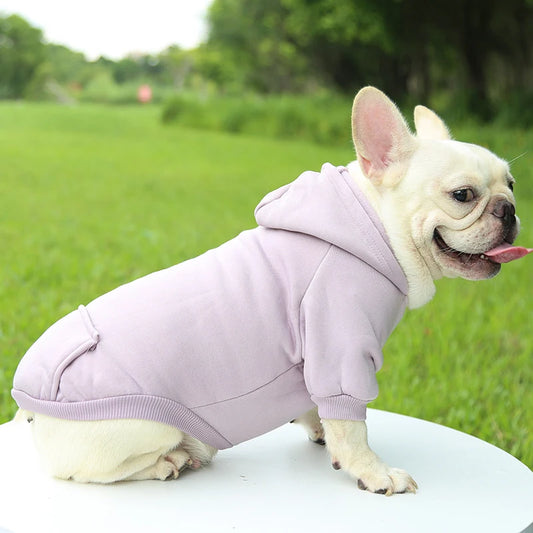 Thickened Hooded Dog Sweater – Warm & Stylish for Cold Weather