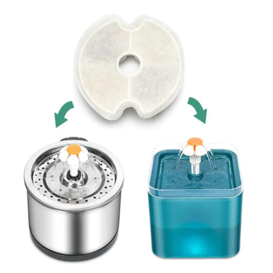 Pet Water Dispenser Filter – Activated Carbon & Resin for Cats & Dogs