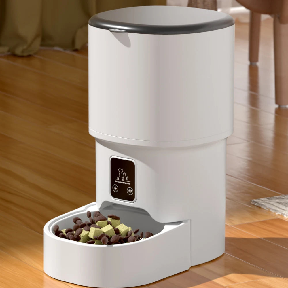4L WIFI Button Automatic Pet Feeder