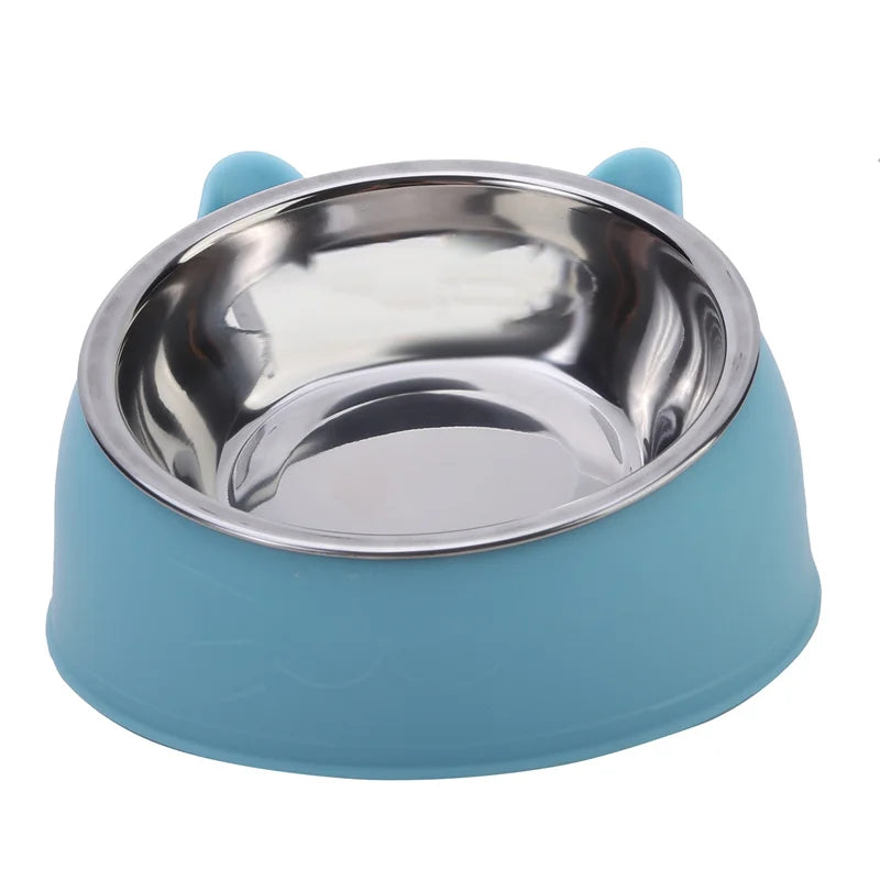 1pc Cat Stainless Steel Bowl
