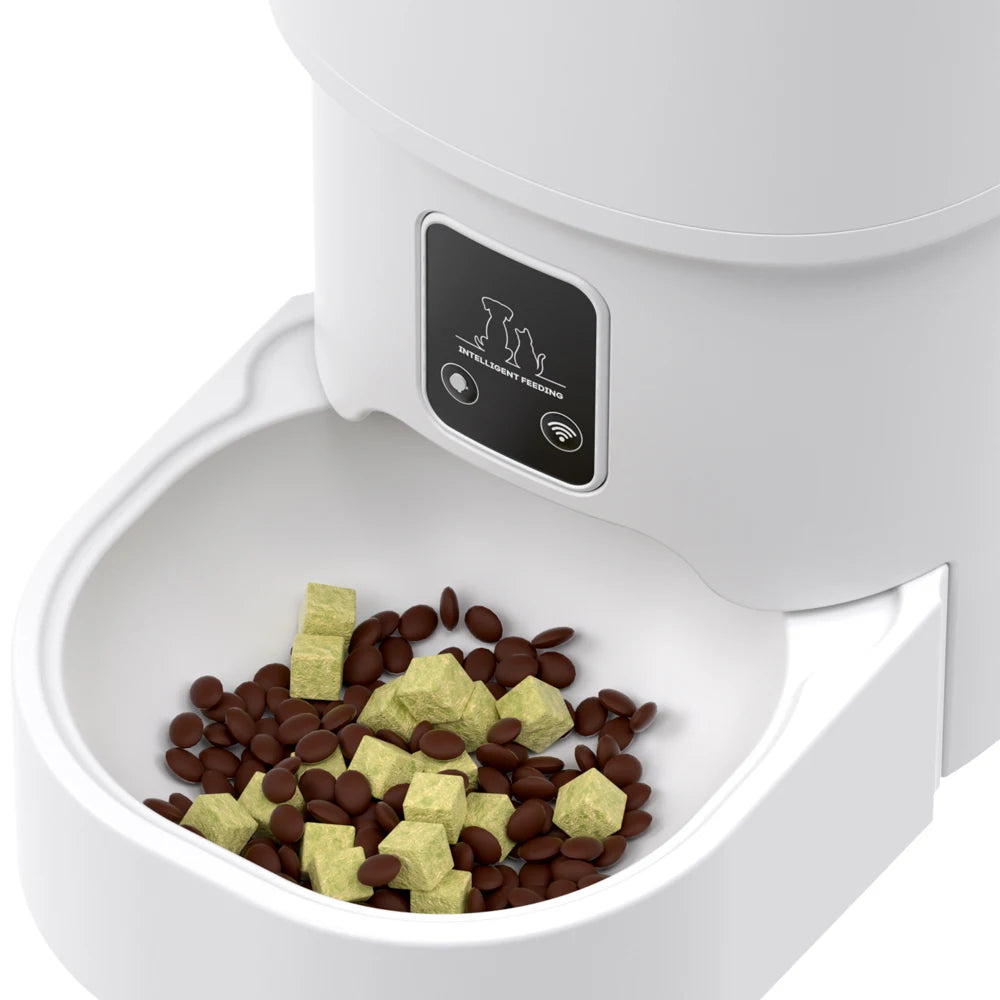 4L WIFI Button Automatic Pet Feeder