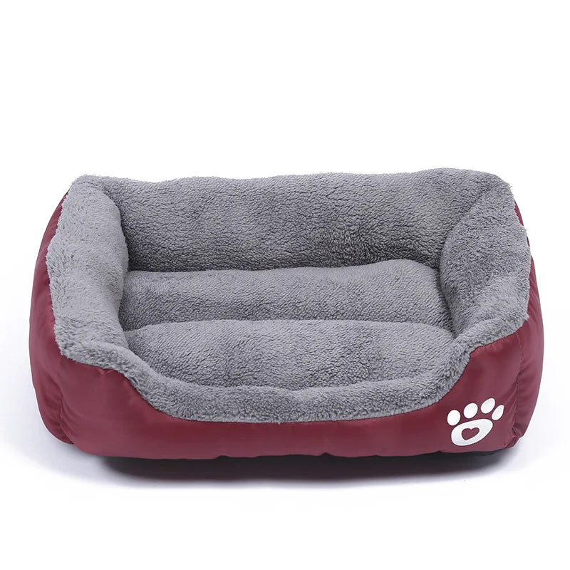 Large Pet Square Plush Washable Mattress