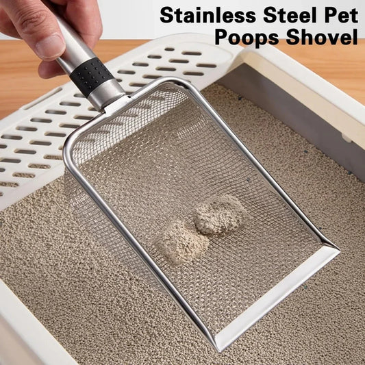 Stainless Steel Cat Litter Scoop – Durable & Rust-Resistant Tool