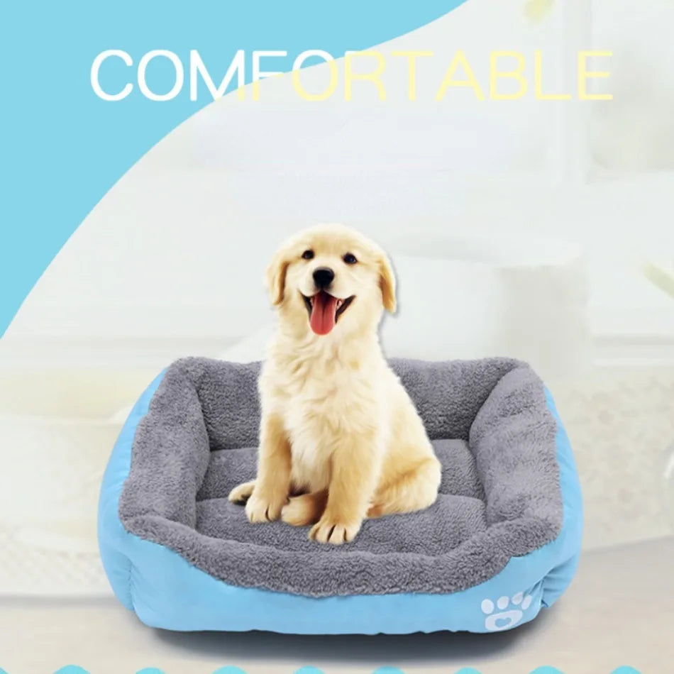 Large Pet Square Plush Washable Mattress