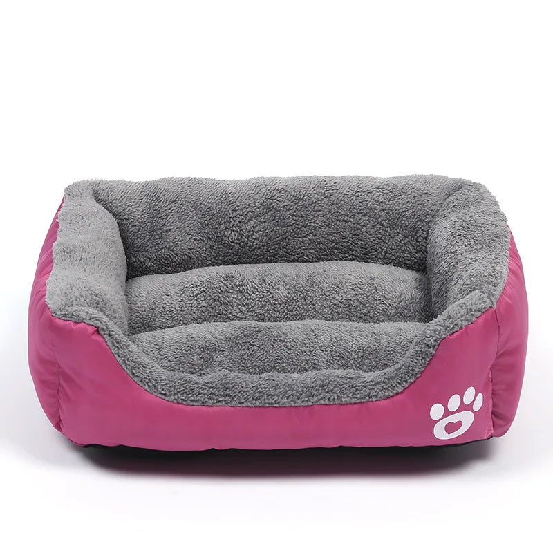 Large Pet Square Plush Washable Mattress