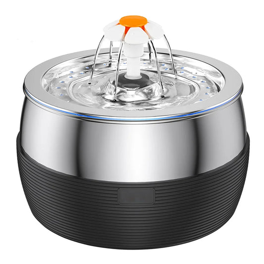 USB Stainless Steel Pet Fountain – Hygienic, Durable & Easy to Use