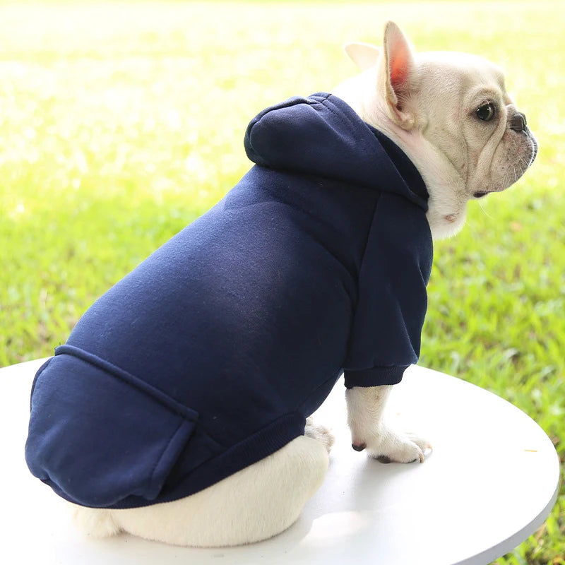 Autumn And Winter Hooded Sweater Pet Clothes