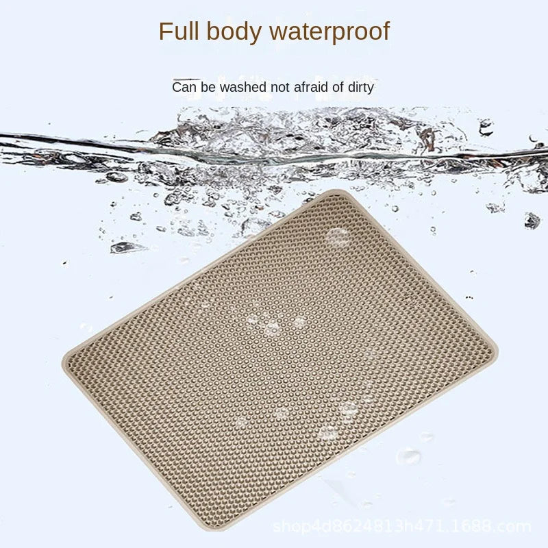 Large size Double Layer Waterproof Cat Litter Mat