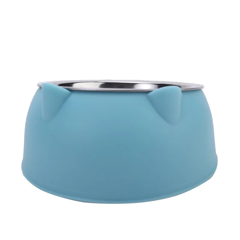 1pc Cat Stainless Steel Bowl