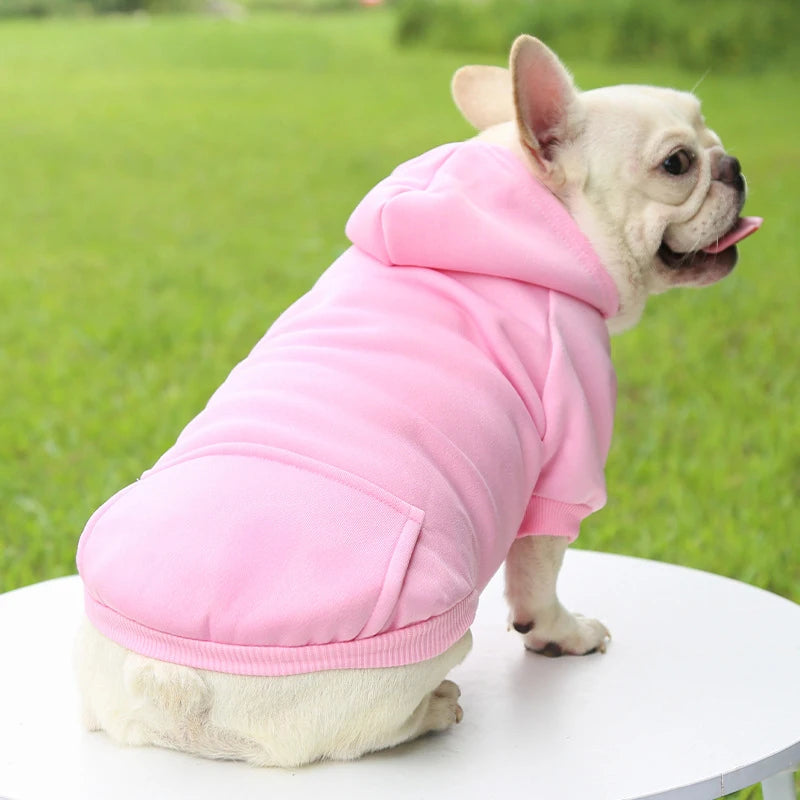 Autumn And Winter Hooded Sweater Pet Clothes