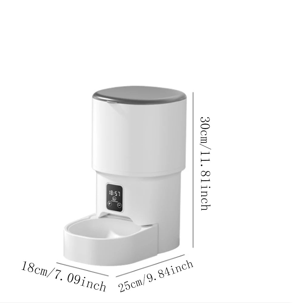 4L WIFI Button Automatic Pet Feeder