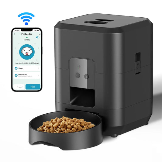 Smart Automatic Pet Feeder – Timed Food Dispenser with LCD Display