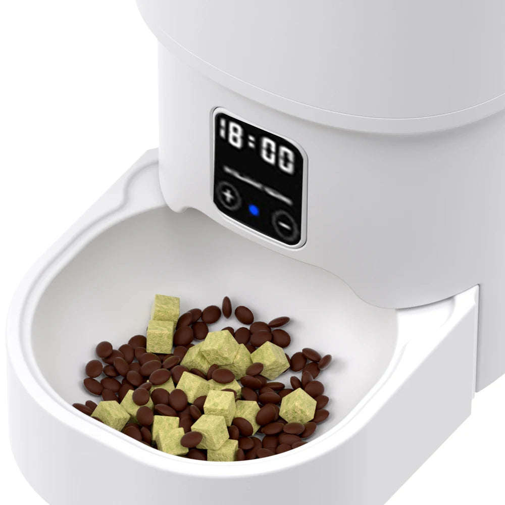 4L WIFI Button Automatic Pet Feeder