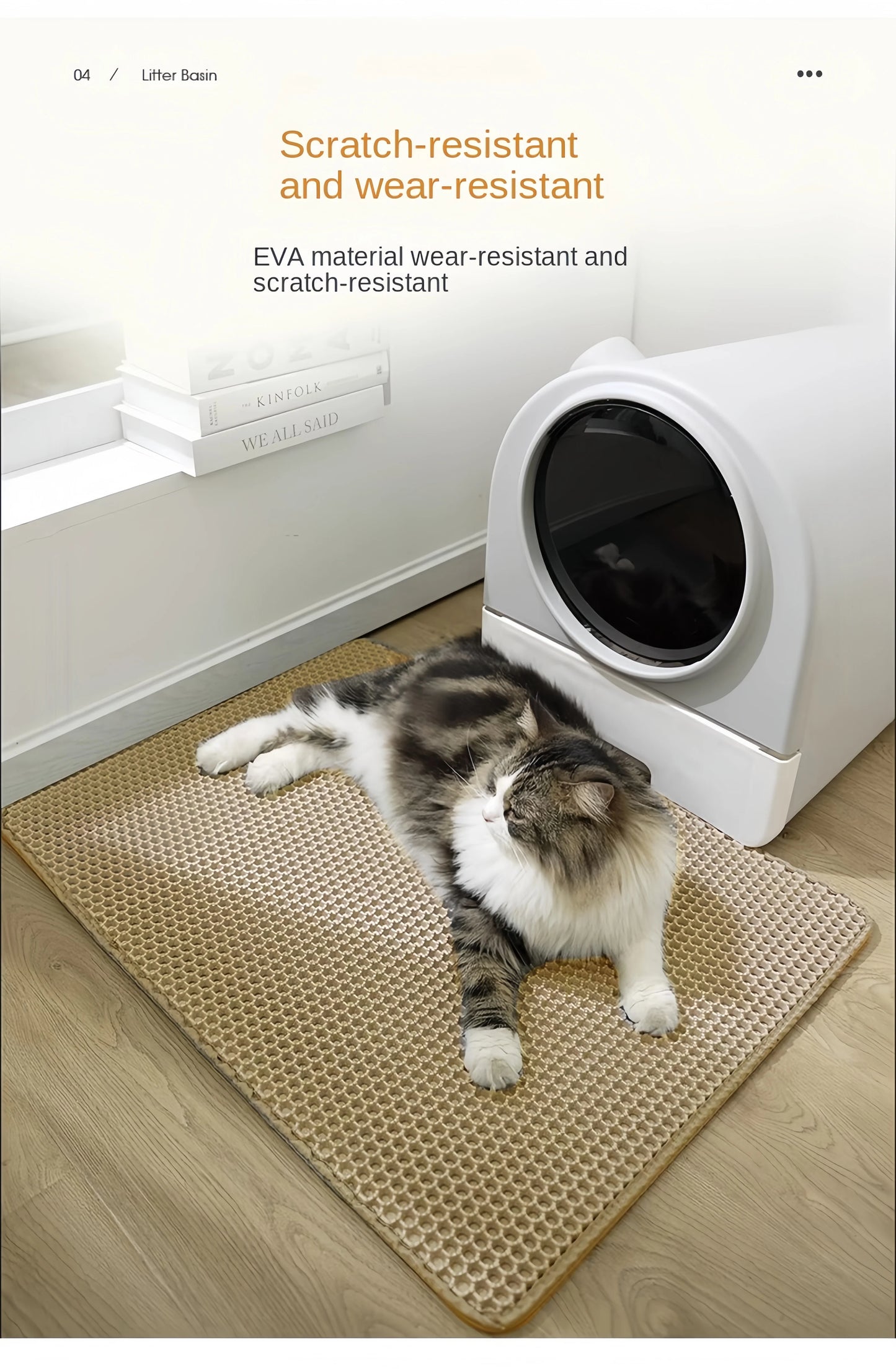 Large size Double Layer Waterproof Cat Litter Mat