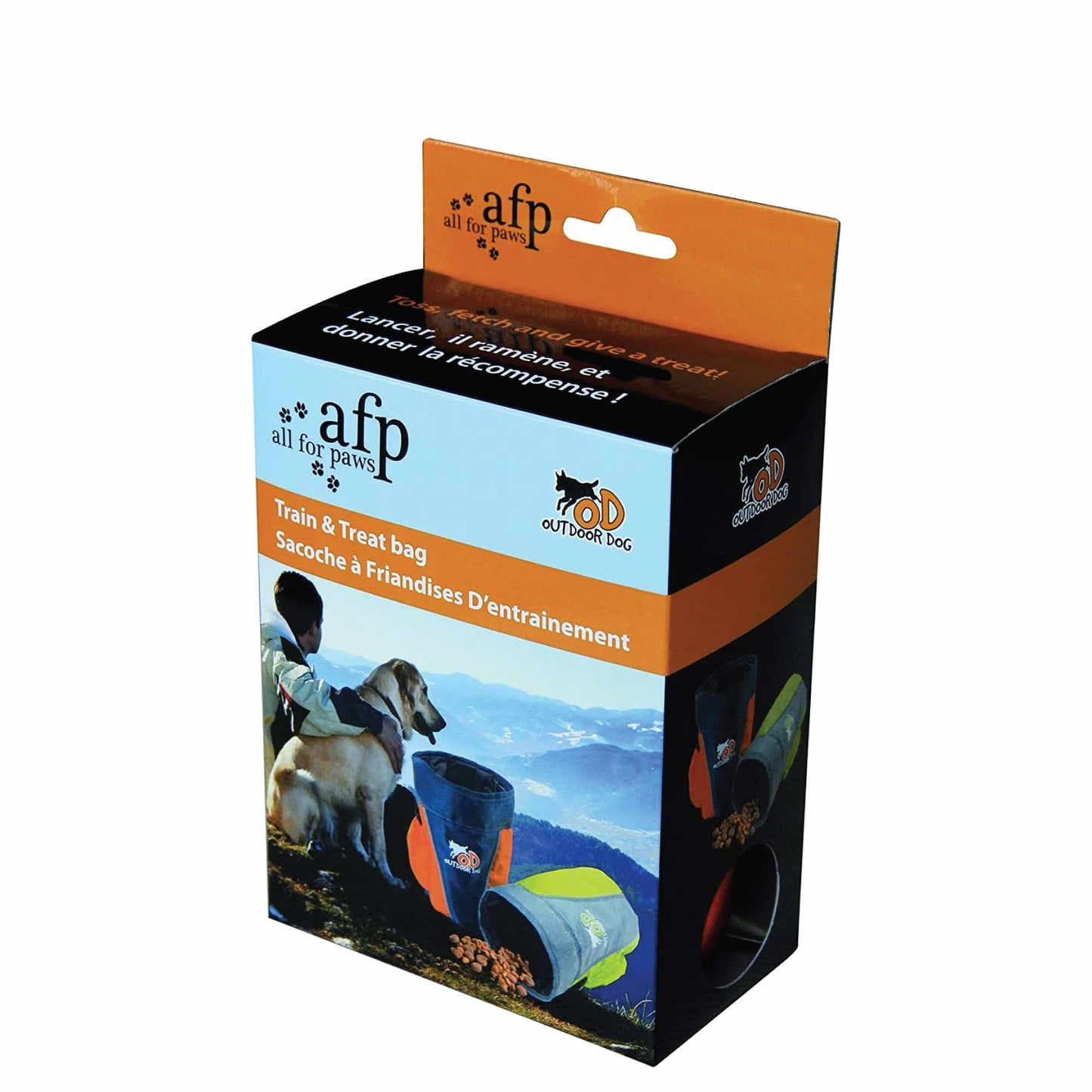 All for Paws Train & Treat Bag – Foldable Dog Reward Pouch for Training