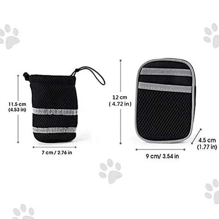 Reflective Pet Waist Bag with Hands-Free Leash – Night Walk Safety