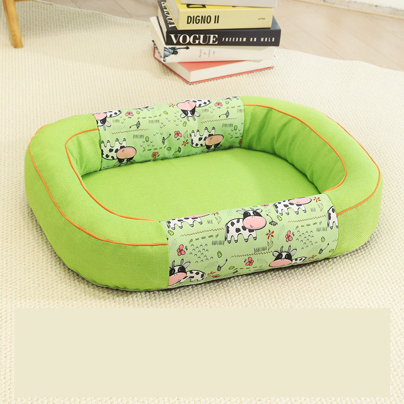 Size S Cozy Pet Bed for Small Dogs and Cats - Durable & Chew-Resistant Nest for All Seasons