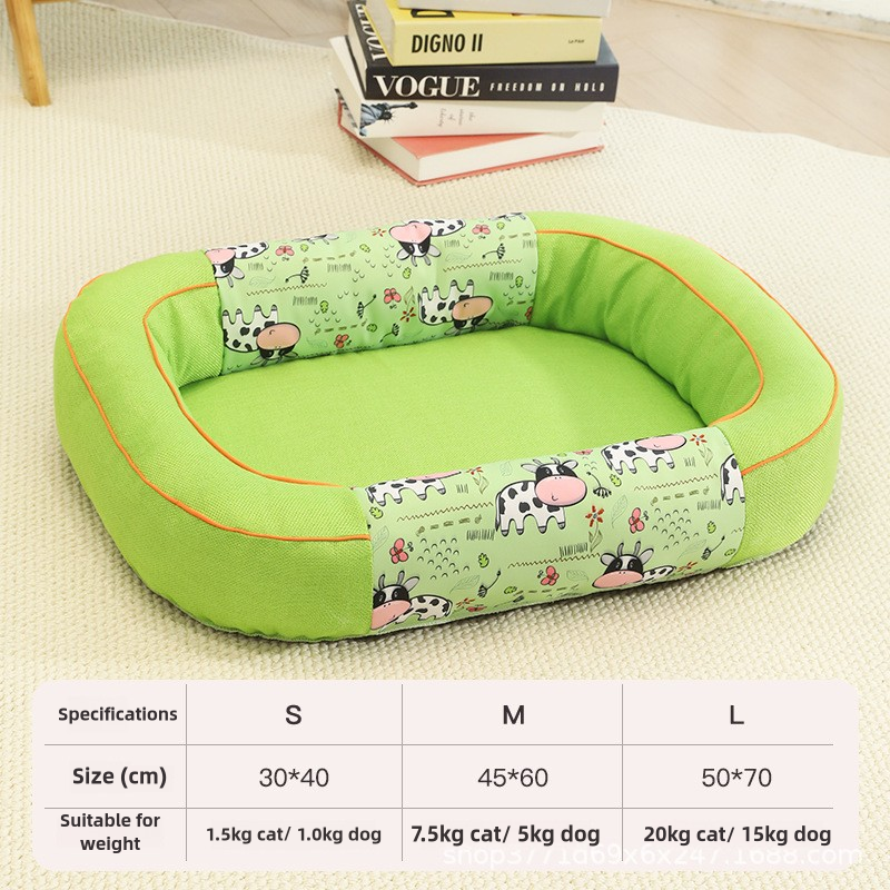 Size S Cozy Pet Bed for Small Dogs and Cats - Durable & Chew-Resistant Nest for All Seasons