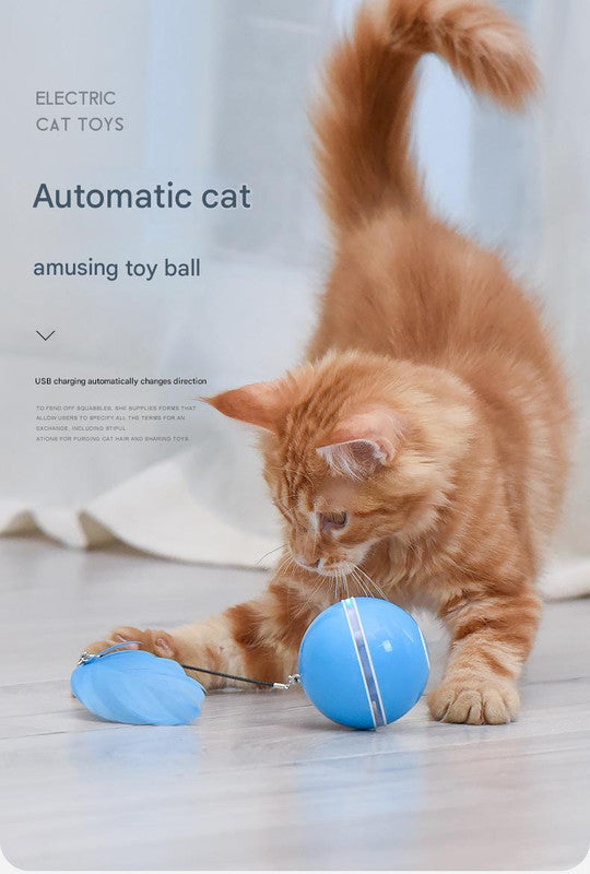 Smart USB Rechargeable Pet Interactive Rolling Ball
