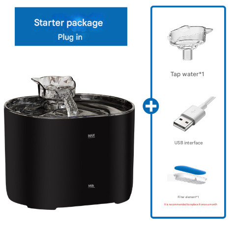 Introductory Pet Water Fountain – Filtered Flow for Cats and Dogs