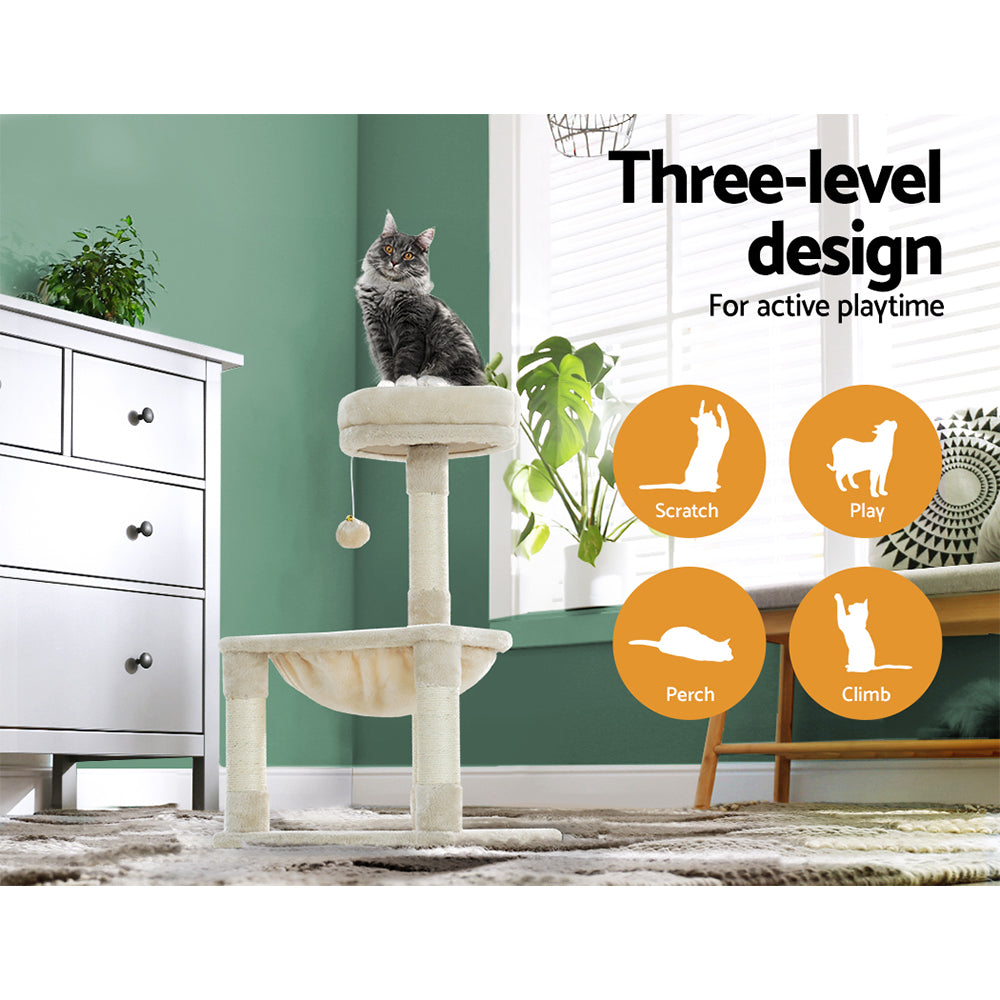 i.Pet 69cm Cat Tree Scratching Tower – Condo, Toys, Bed & Post
