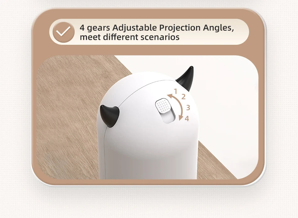 Interactive Smart Teasing Pet LED Laser Indoor Pet Toy