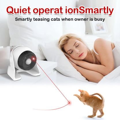 Mix Fast & Slow Laser Game Multi-Angle Adjustable Rechargeable Pet Toys