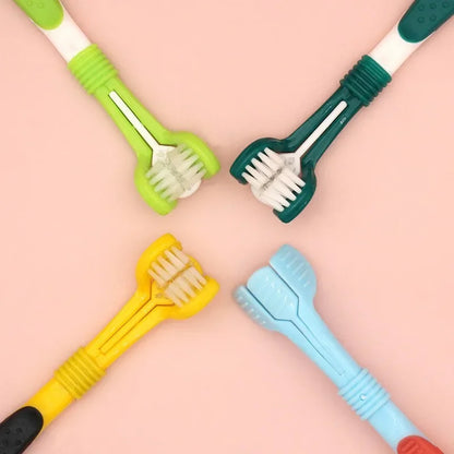 3-Sided Pet Toothbrush