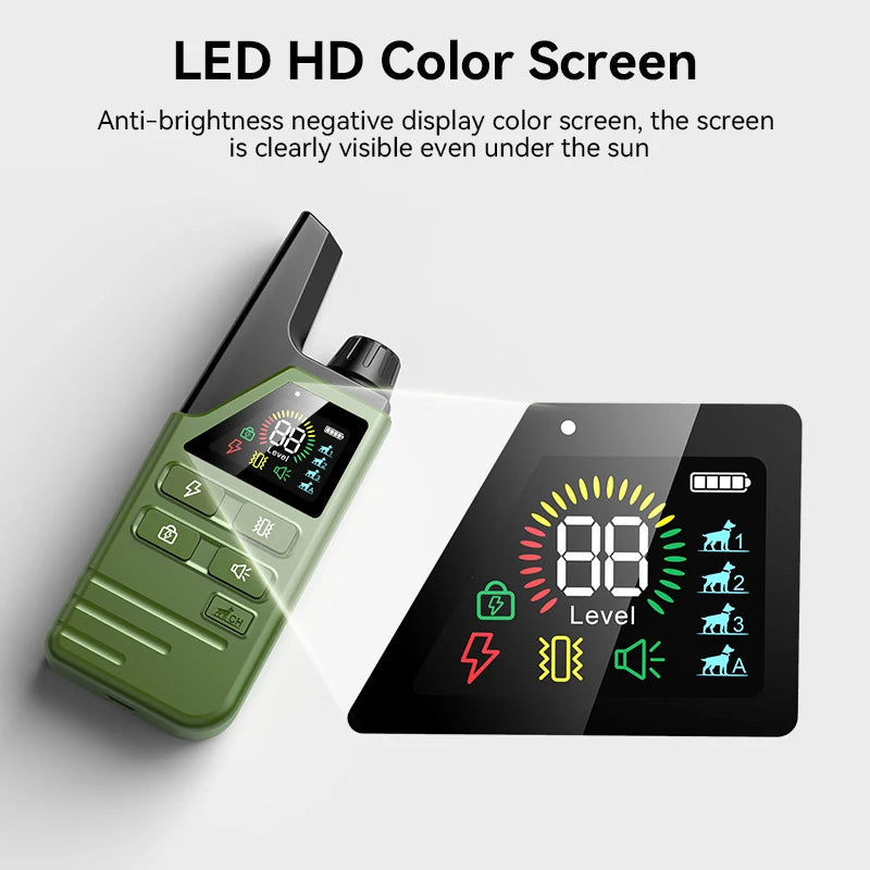 Electric Dog Training Bark Stop Collar With Remote Control