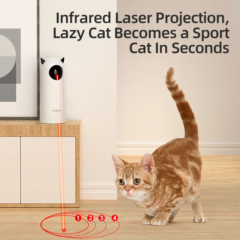 Interactive Smart Teasing Pet LED Laser Indoor Pet Toy