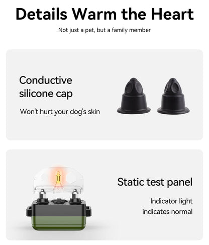 Electric Dog Training Bark Stop Collar With Remote Control