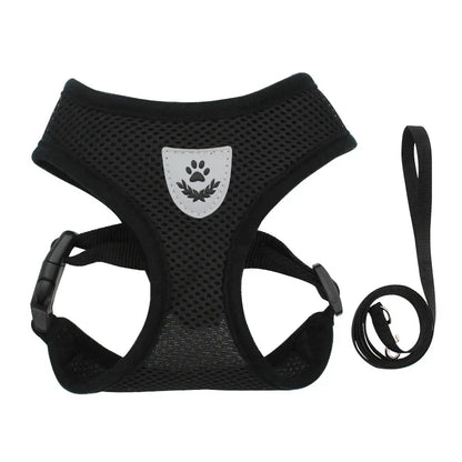 Adjustable Vest Polyester Mesh Breathable Harnesses Reflective for Pet