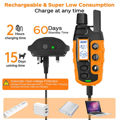 3300Ft Electric Dog Training Collar Remote Control