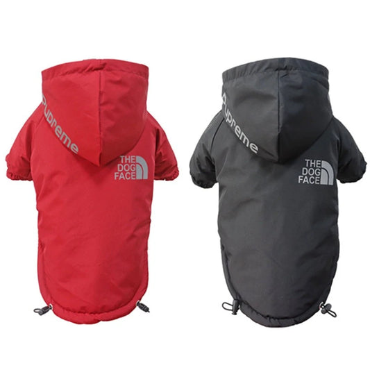 Winter Warm Fleece Waterproof Reflective Pet Clothes For Small to Medium Pet