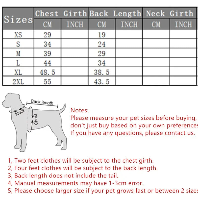 Winter Pullover Sweatshirt Bear Pattern Pet Jacket
