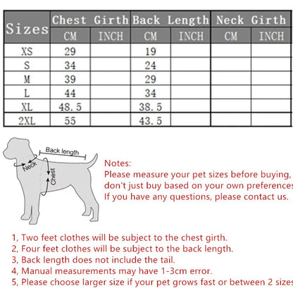 Winter Pullover Sweatshirt Bear Pattern Pet Jacket
