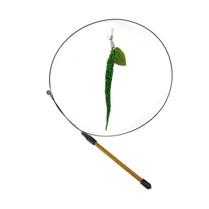 Simulation Bird Cat Toy – Suction Cup Feather Teaser Wand for Play