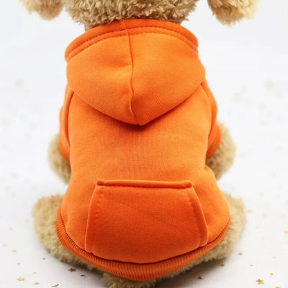 Autumn And Winter Hooded Sweater Pet Clothes