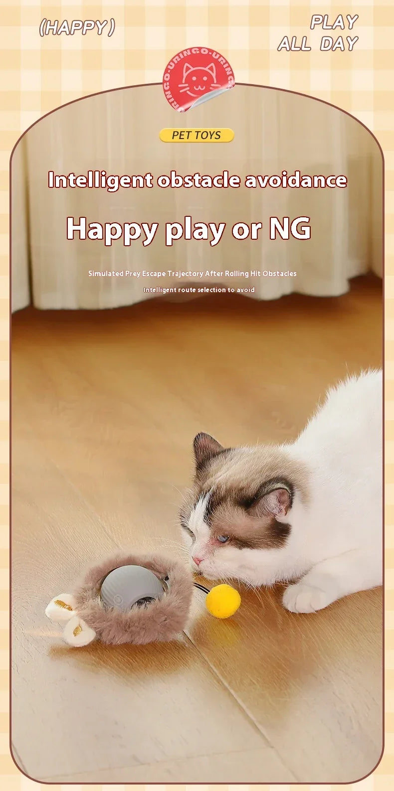 Rolling Ball Toys for Cats