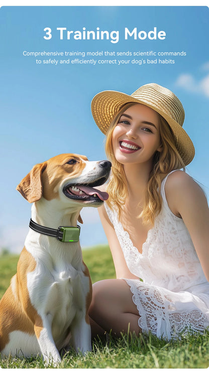 Electric Dog Training Bark Stop Collar With Remote Control