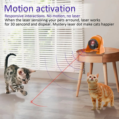 Mix Fast & Slow Laser Game Multi-Angle Adjustable Rechargeable Pet Toys