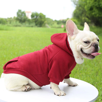 Autumn And Winter Hooded Sweater Pet Clothes