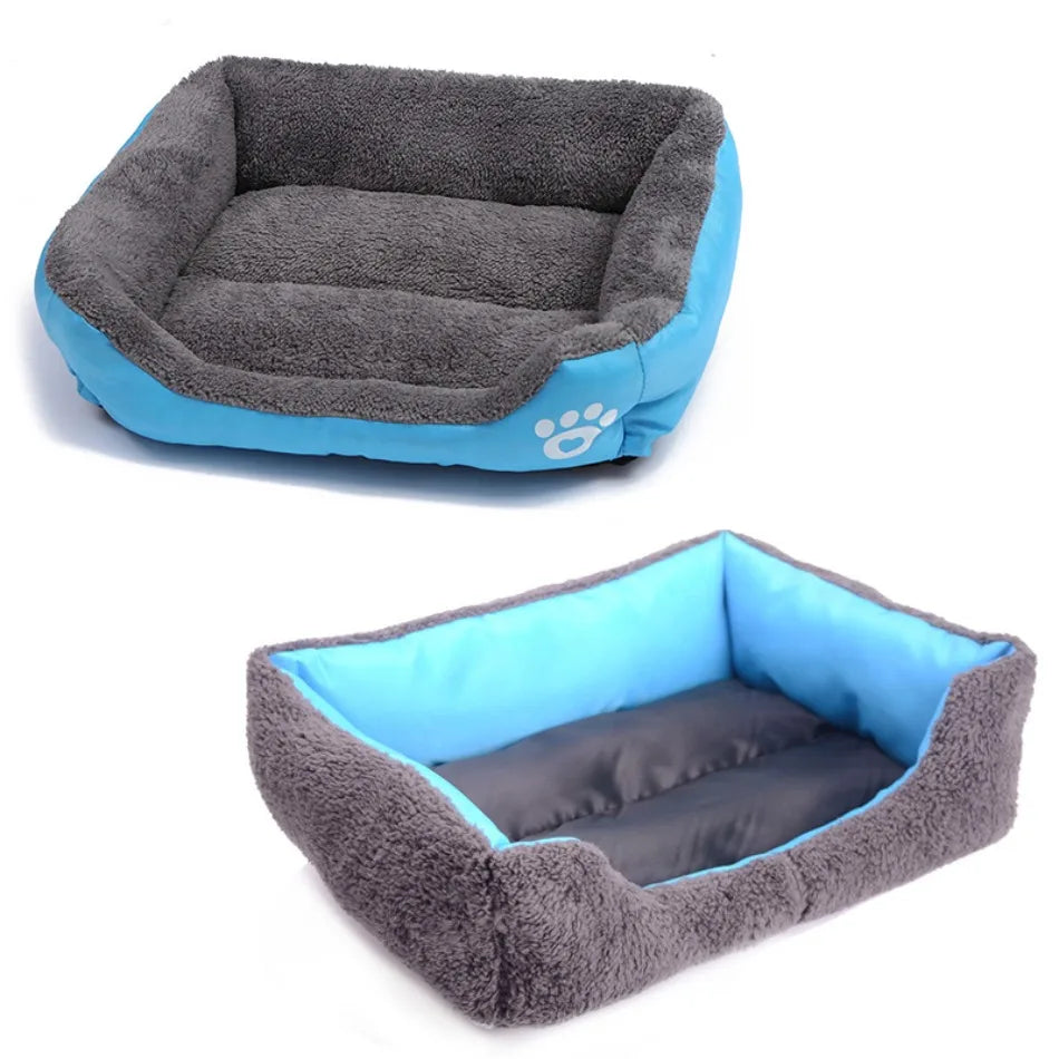 Large Pet Square Plush Washable  Mattress