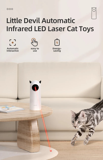 Interactive Smart Teasing Pet LED Laser Indoor Pet Toy
