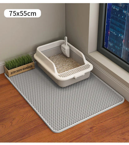 Large size Double Layer Waterproof Cat Litter Mat