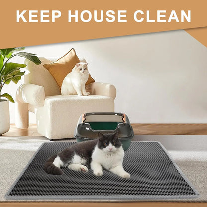 Cat Litter Resistant Waterproof Anti-slip Cat Litter Mat