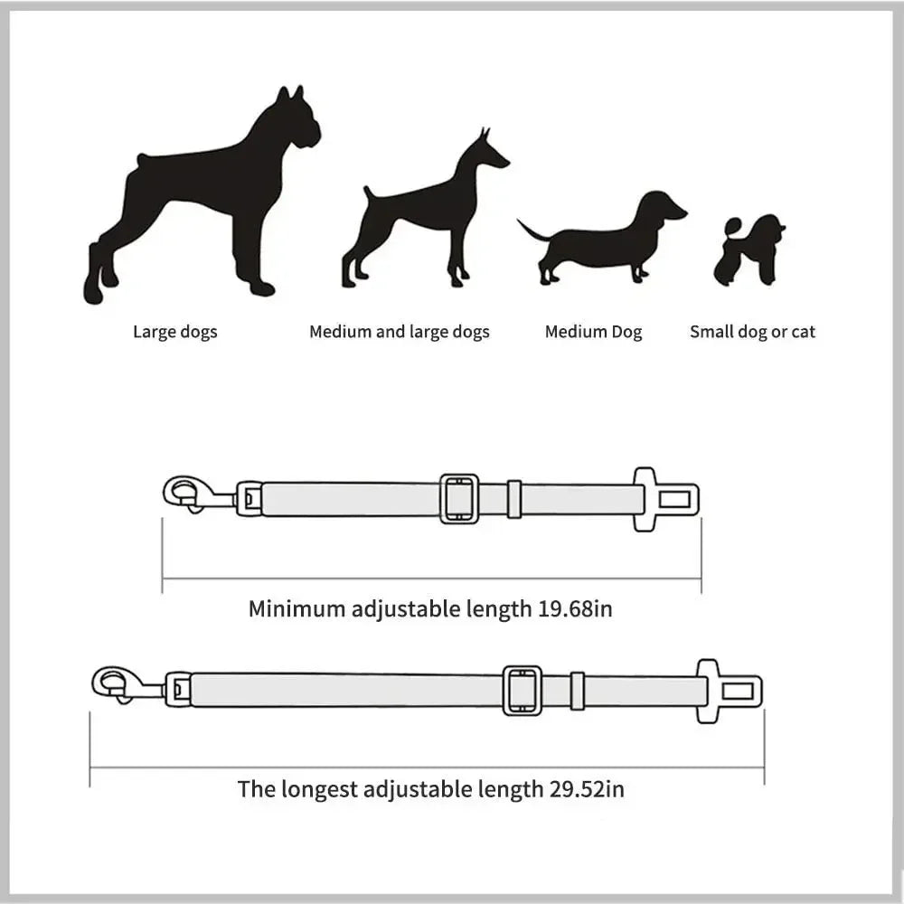 Adjustable Pet Car Seat