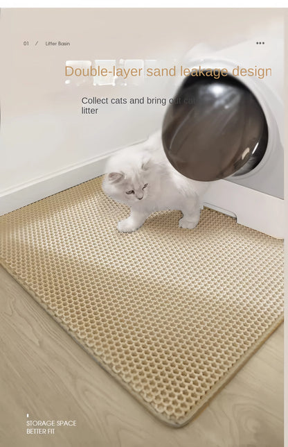 Large size Double Layer Waterproof Cat Litter Mat